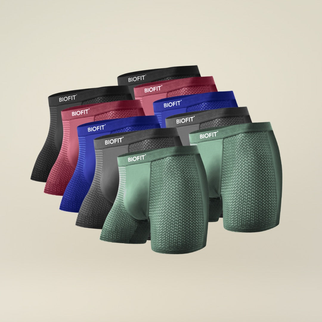BIOFIT® Essentials Boxer Trunks 5-Pack Multicolor | + 5 FREE